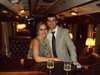 Liesel van Zyl - with husband Mark on the luxurious Rovos Rail steam train